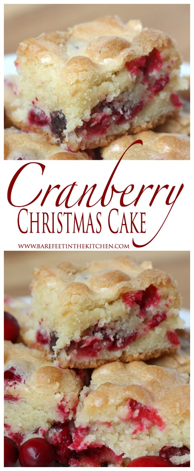 Cranberry Christmas Cake | Heavenly Delight ⋆ Food Curation