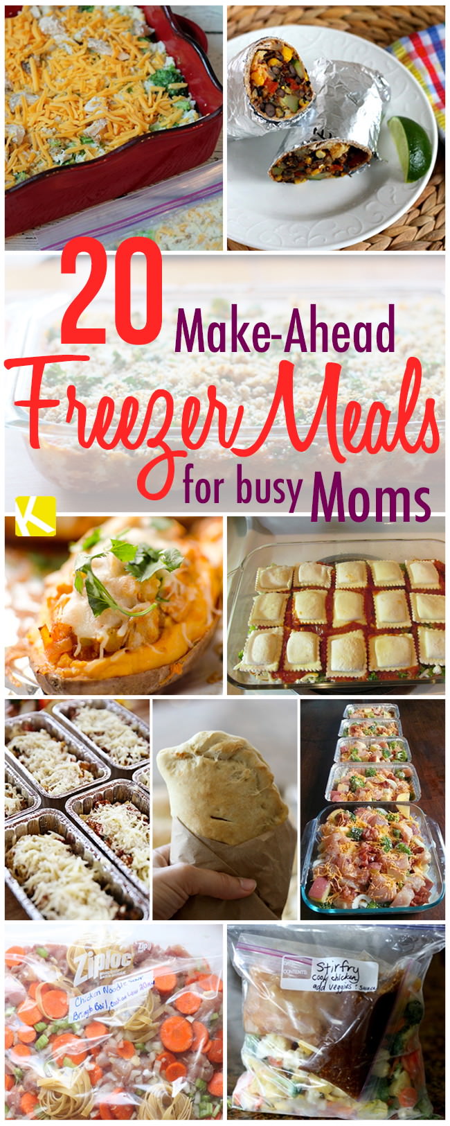 Make Ahead Freezer Dinners For Busy Moms Food Curation