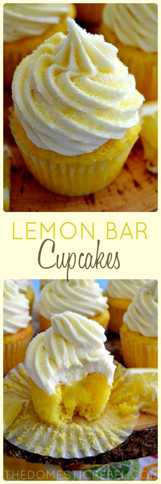 Lemon Bar Cupcakes ⋆ Food Curation
