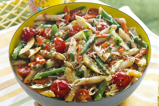 Garden Vegetable Pasta Salad Recipe ⋆ Food Curation