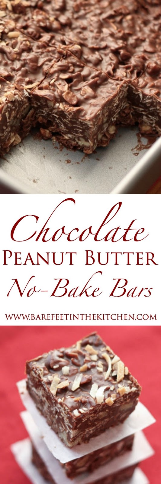 No-Bake Chocolate Peanut Butter Coconut Bites - a quick, healthy and super easy snack filled with deliciousness.