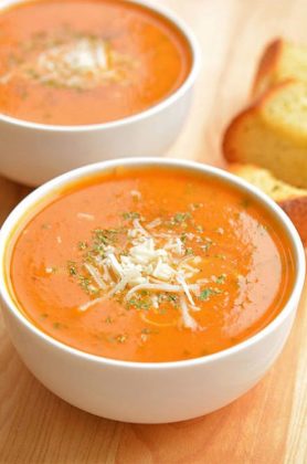 The BEST Tomato Basil Soup Recipe ⋆ Food Curation