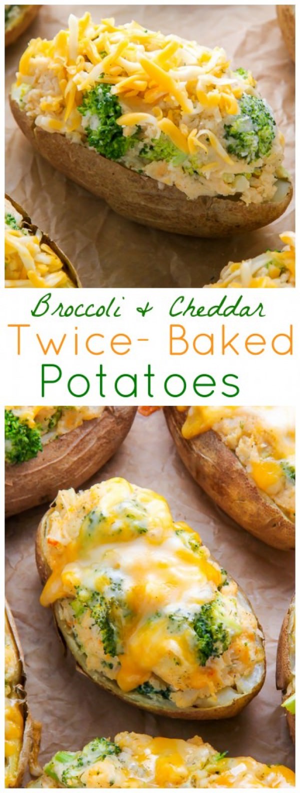 Broccoli and Cheddar Twice-Baked Potatoes ⋆ Food Curation