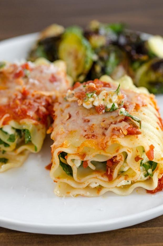 Spinach Lasagna Roll-Up Recipe and Cooking Tips ⋆ Food Curation