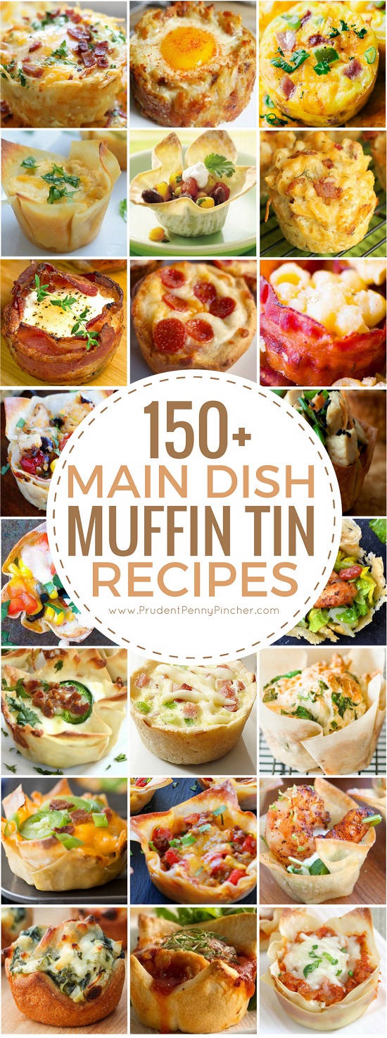 Muffin Tins are not just for making muffins. You can make 100's of recipes with it and the best thing about these recipes is that they are portion-size, great for a party and can be made ahead of time.