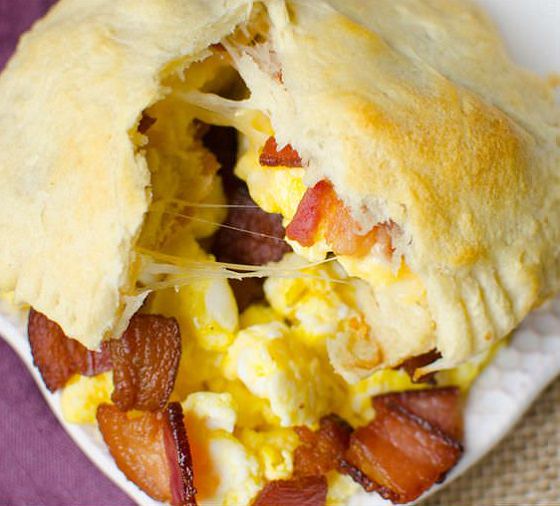 Bacon Egg And Cheese Breakfast Pockets Food Curation