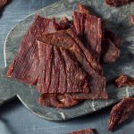 Homemade,Healthy,Beef,Jerky,With,Salt,And,Pepper